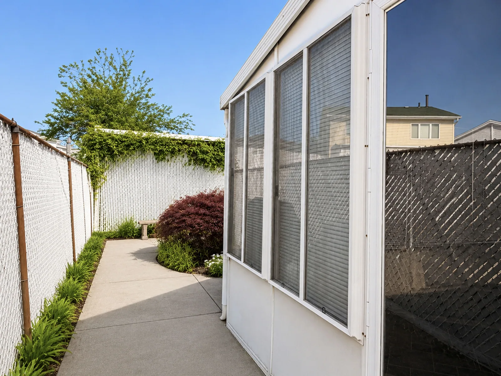 Hallway to backyard